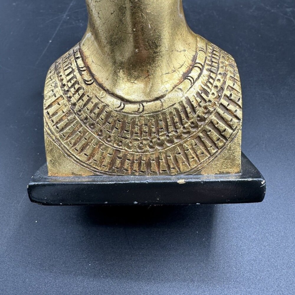 Queen NEFERTITI Bust Egyptian Statue AGI Artisans Guild International Vtg 1970s - Picture 9 of 15
